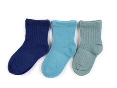 Noa Noa Miniature socks blue Art multicolour (3-Pack)
